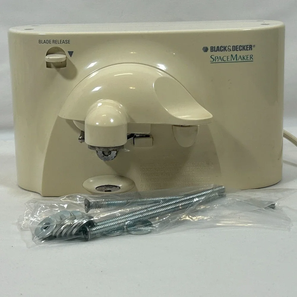 Vintage Black &‎ Decker Spacemaker EC75 Type 1 Automatic Can Opener Tested